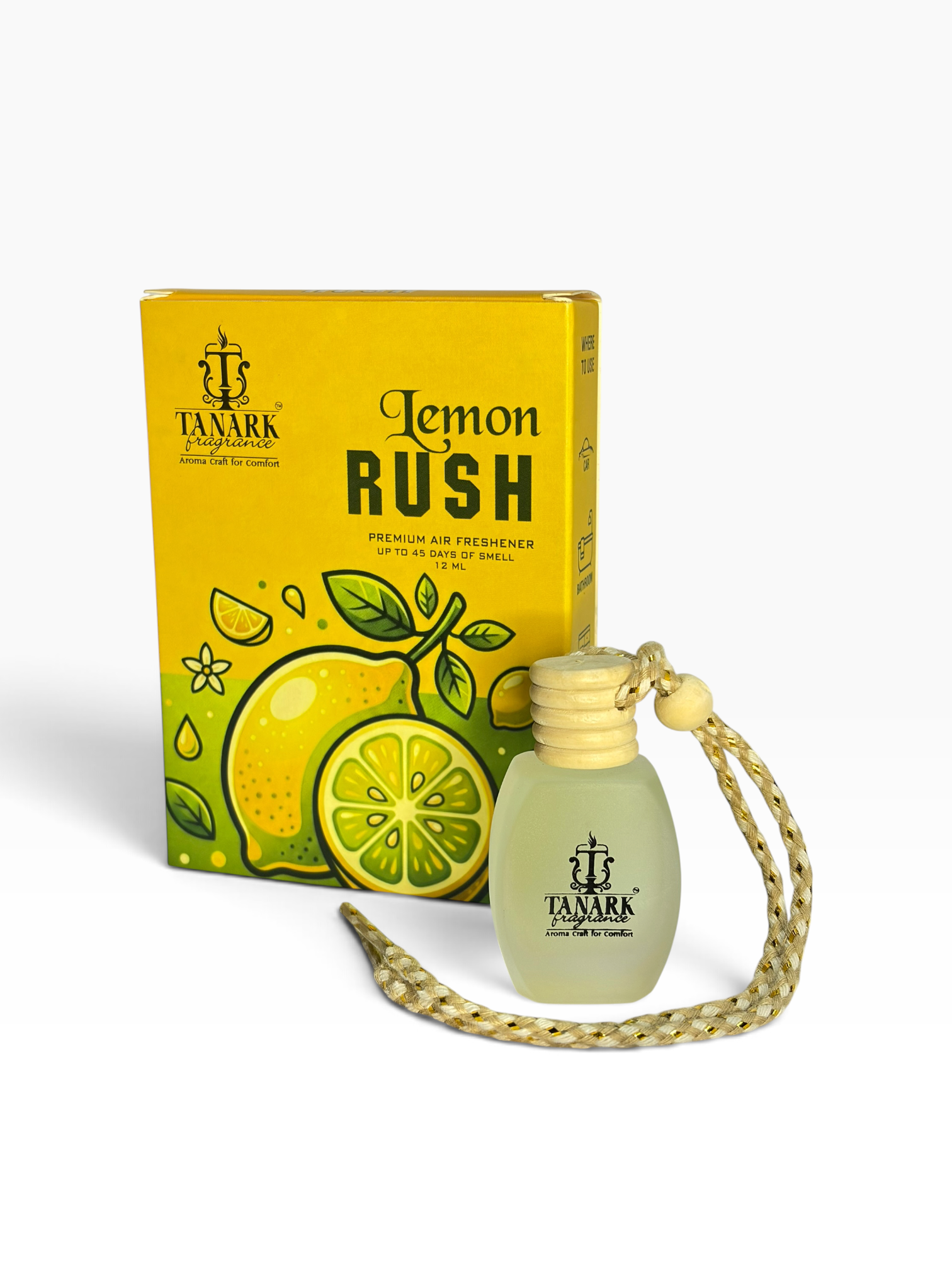 Tanark Lemon Rush Premium Air Freshener