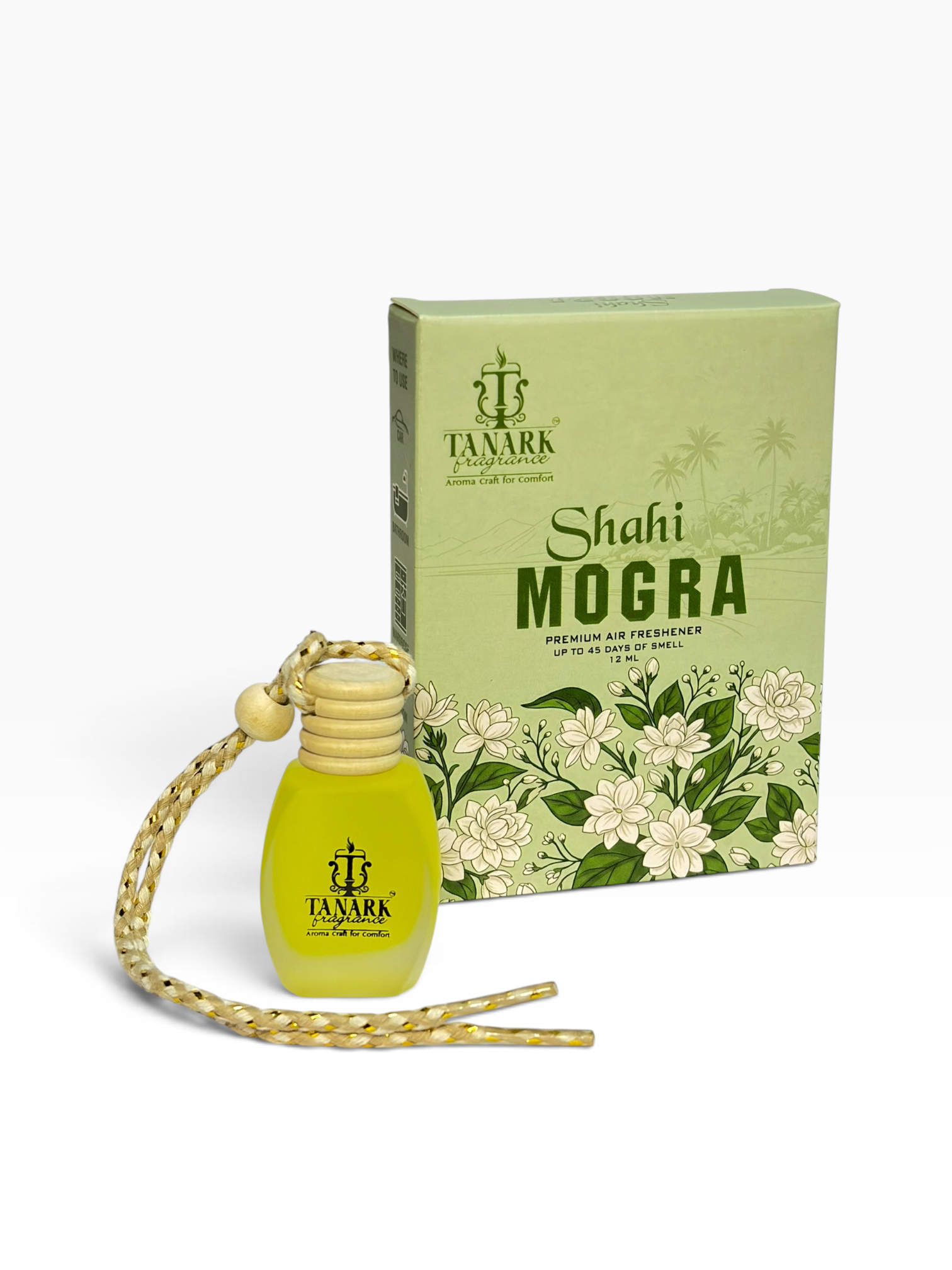 Tanark Shahi Mogra Premium Air Freshener 12ML thumbnail 2